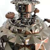 سماور زغالی مدل پالیگان انتیک شتربان